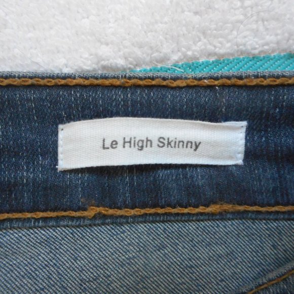 FRAME Denim Jeans Size 27 Le High Skinny - Picture 13 of 14